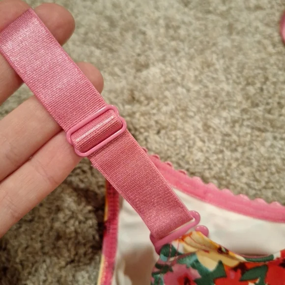 Ruby Ribbon Heritage Cami Womens 36 FLORAL BLOOMS Tank Adjustable #1798 Flowers - Picture 6 of 9